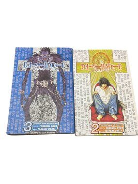 Death Note Vol. 2 & 3 Manga By Tsugumi Ohba & Takeshi Obata Shonen Jump Advanced